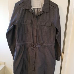 Drk grey, size 12, shirtdress, Gap